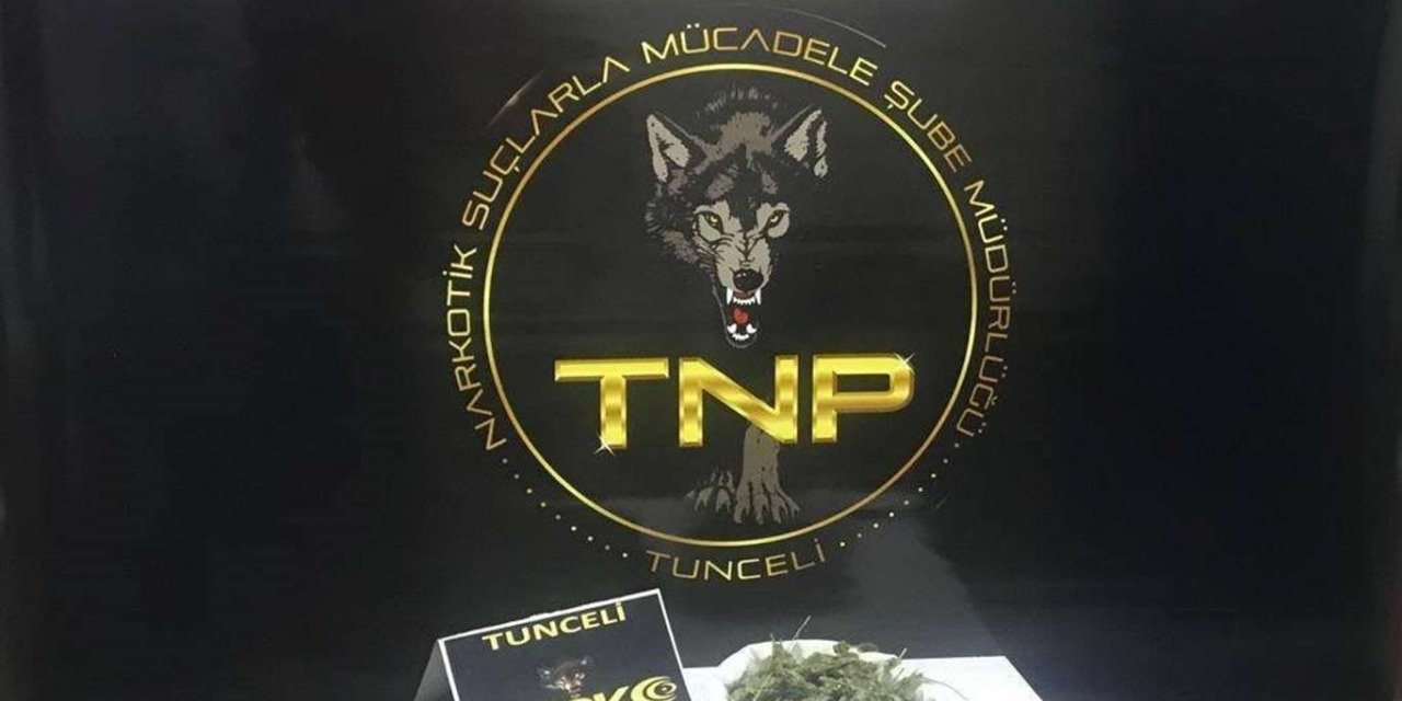 Tunceli'de uyuşturucu operasyonu