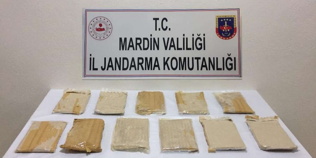 Mardin’de 6 kilogram eroin ele geçirildi