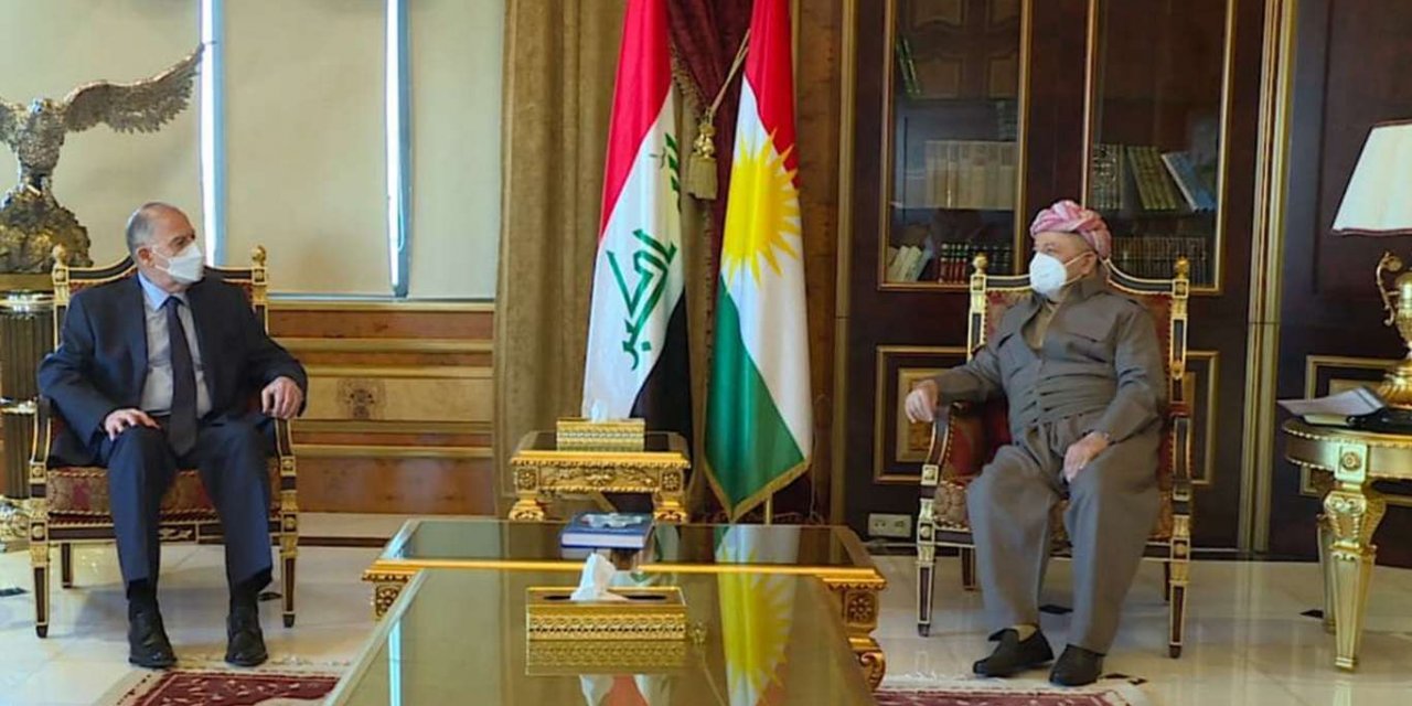 Barzanî û siyasetmedarê Iraqê Usame Nuceyfî civîyan