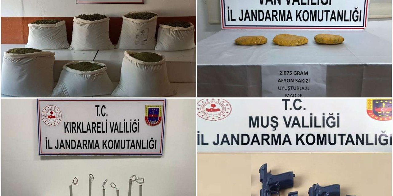 4 ilde uyuşturucu operasyonu: 11 şüpheli yakalandı