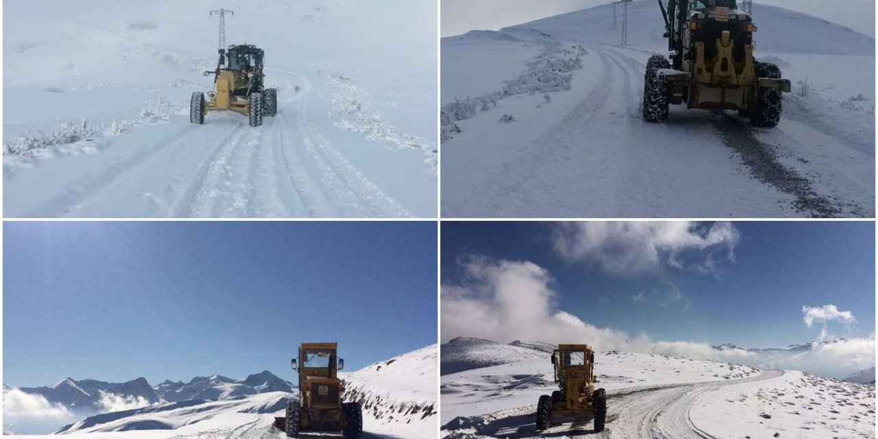 Van'da karla mücadele mesaisi başladı