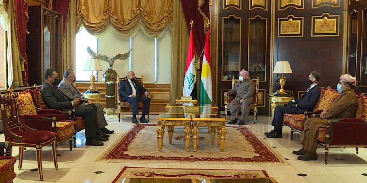 Barzanî pêşwaziya Şanda Taybet a Serokê Filistînê kir