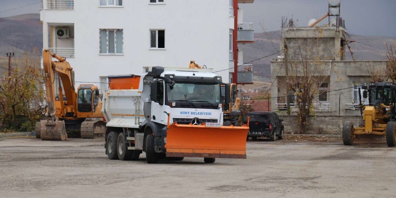Siirt Belediyesi kış hazırlıklarını tamamladı