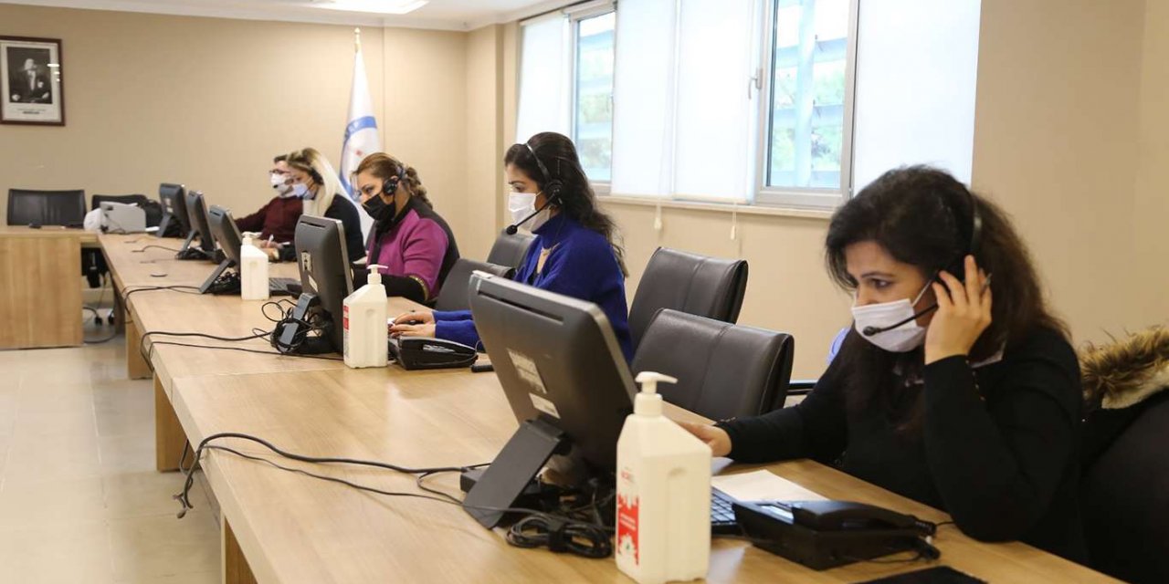 Gaziantep'te Covid-19 hastaları için çağrı merkezi kuruldu