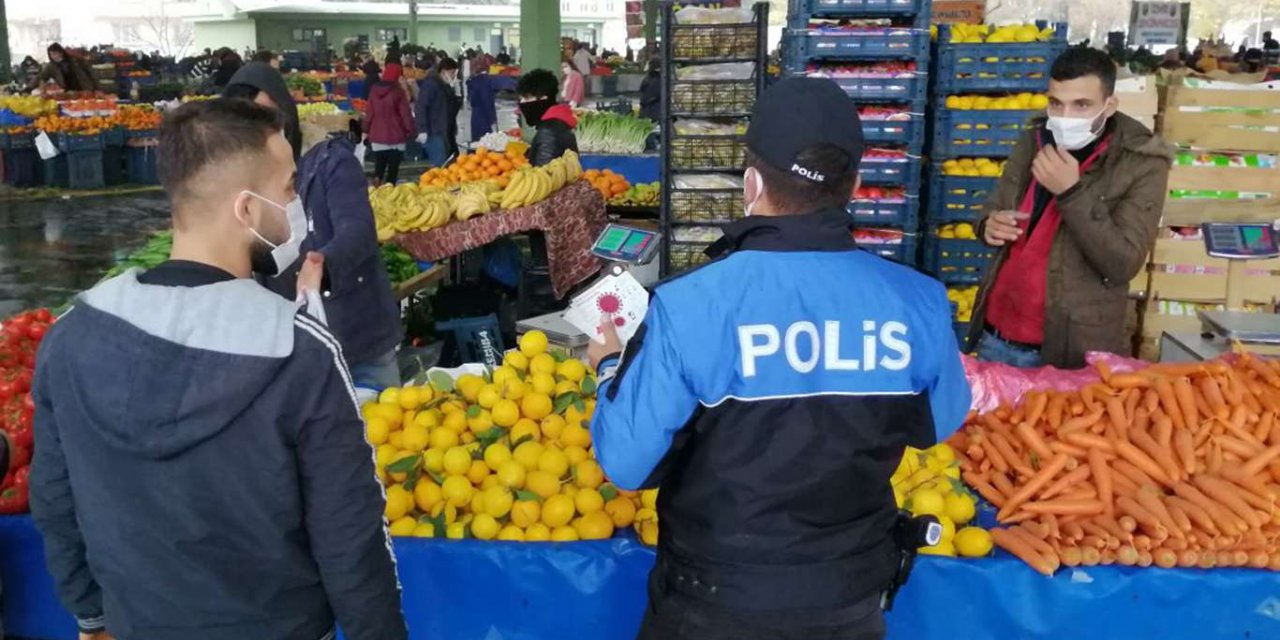 Covid-19 kurallarına uymayan 580 kişiye para cezası verildi