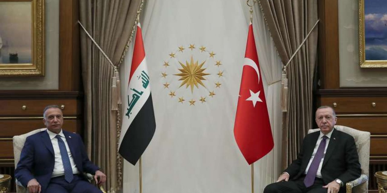 Erdoğan receives Iraqi PM al-Kadhimi at the Presidential Complex