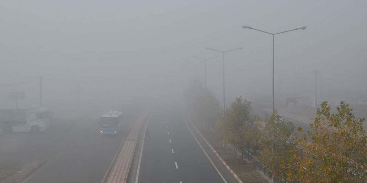 Diyarbakır'da uçak seferleri sis nedeniyle ertelendi