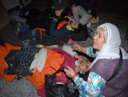 BDP otobüsü kaza yaptı