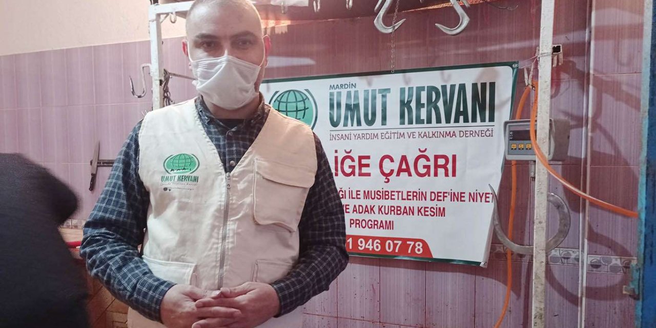 Mardin Umut Kervanı pandemiye karşı kurban kesti