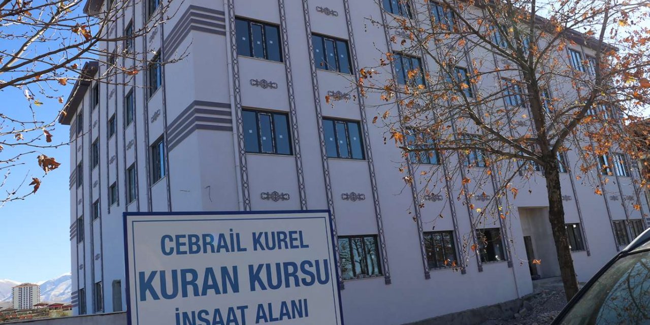 Ülkeye yön verecek hafızların yetişeceği Kur’an kursu bitme aşamasında