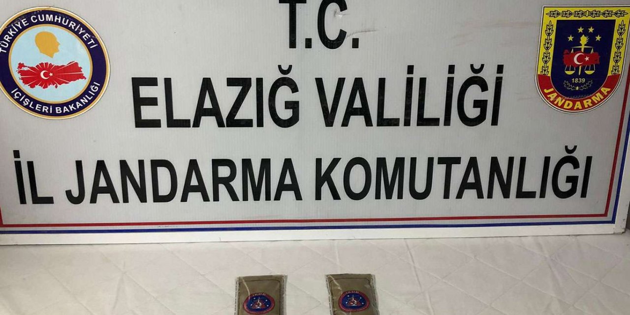 Elâzığ'da 315 gram toz esrar ele geçirildi