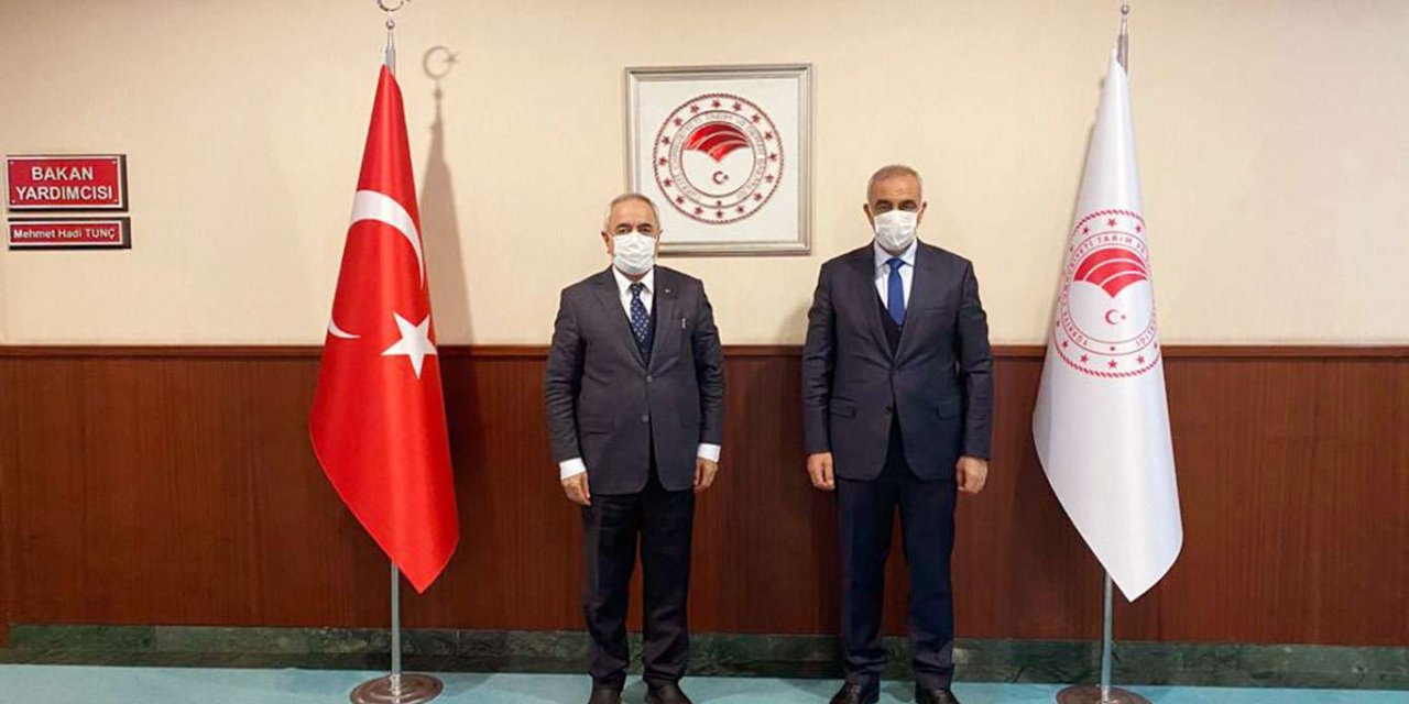 Hilvan Belediye Başkanı Bayık çiftçilerin sorunlarını Tarım ve Orman Bakanlığına iletti