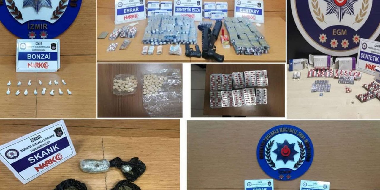 İzmir'de uyuşturucu operasyonu: 9 tutuklama