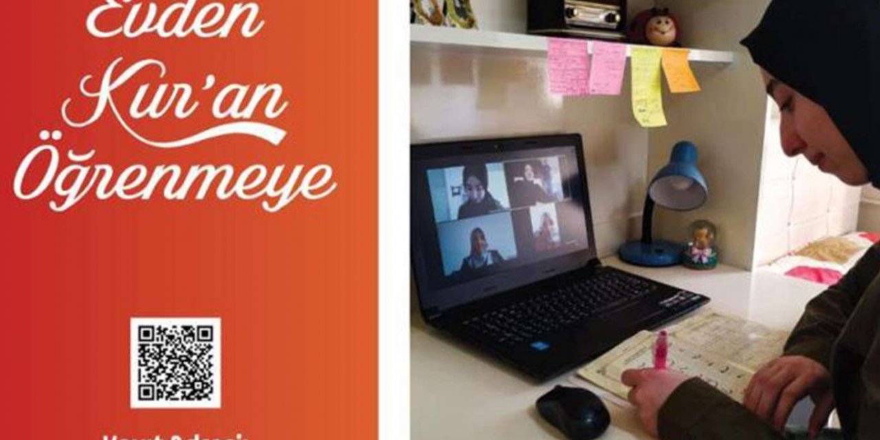 Evden Kur'an öğrenme programı 28 Aralık'ta başlıyor