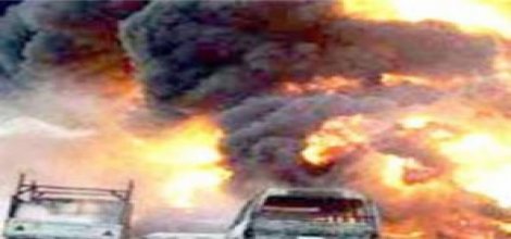 Patlamada 60 kişi yanarak can verdi