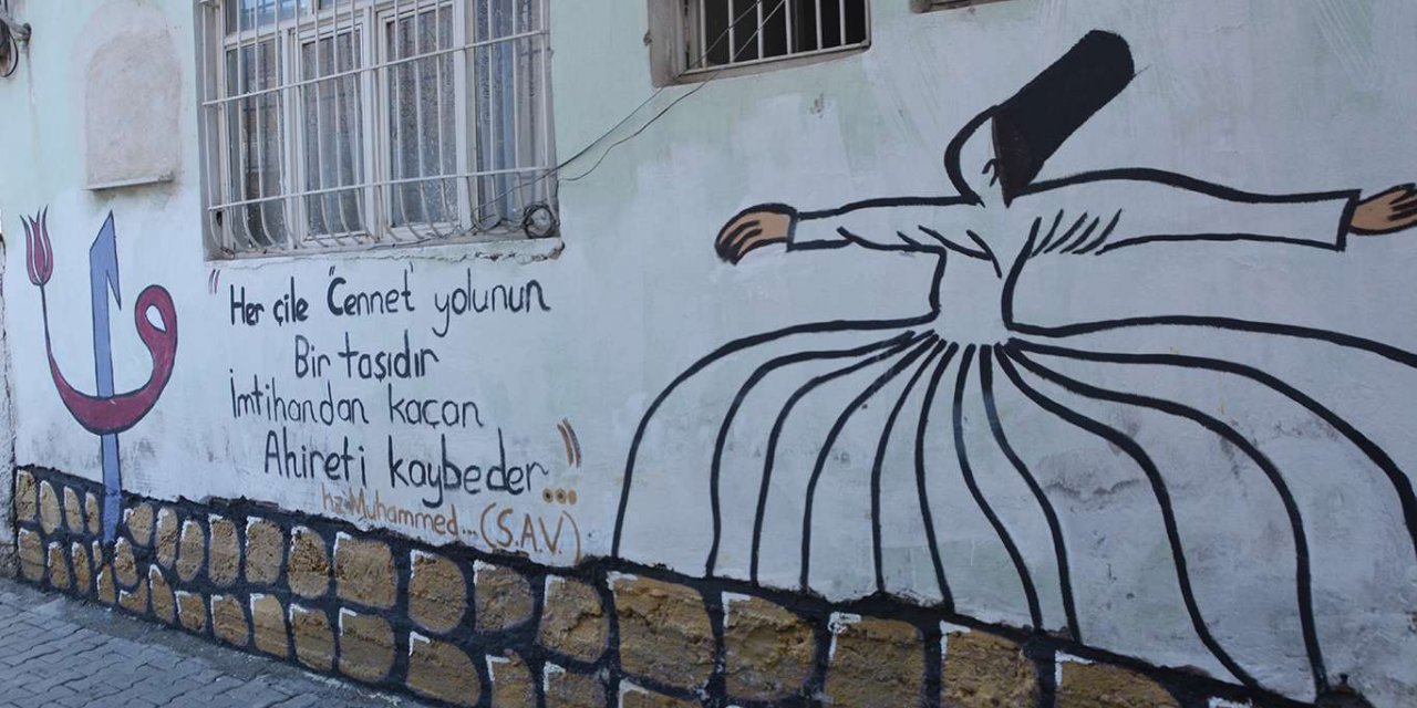 Batman’da kadınlar sokakları resimlerle süsleyip sanata dönüştürdü