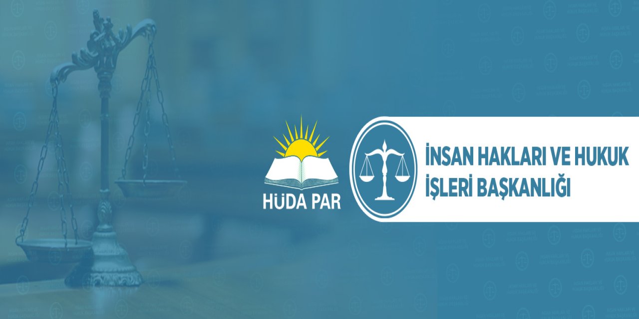 HÜDA PAR Hukuk İşleri Başkanlığı: STK’ları pasif hale getirecek teklif geri çekilmeli!