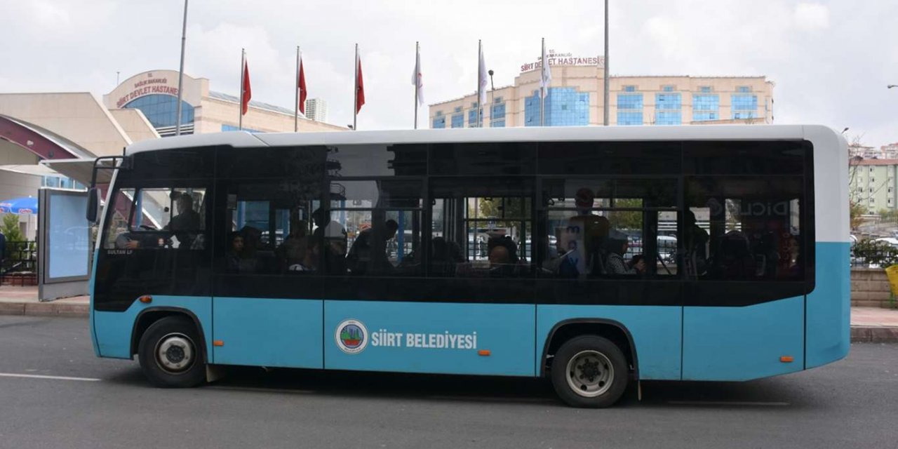 Siirt Belediyesi son bir yılda 1 milyon 441 bin yolcu taşıdı