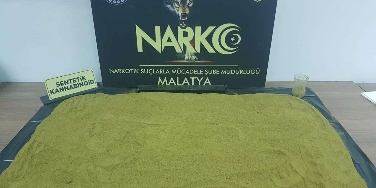 Malatya’da 3 kilogram uyuşturucu madde ele geçirildi