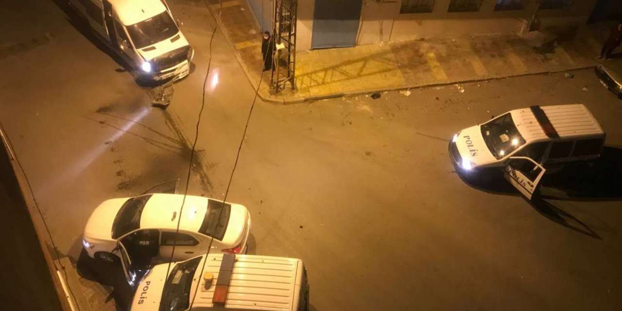 Gaziantep'te polisten kaçan şahıslar kaza yapınca yakalandı