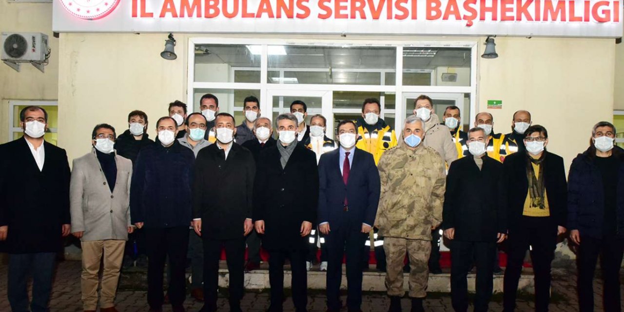 Malatya Valisi Baruş bir dizi ziyarette bulundu