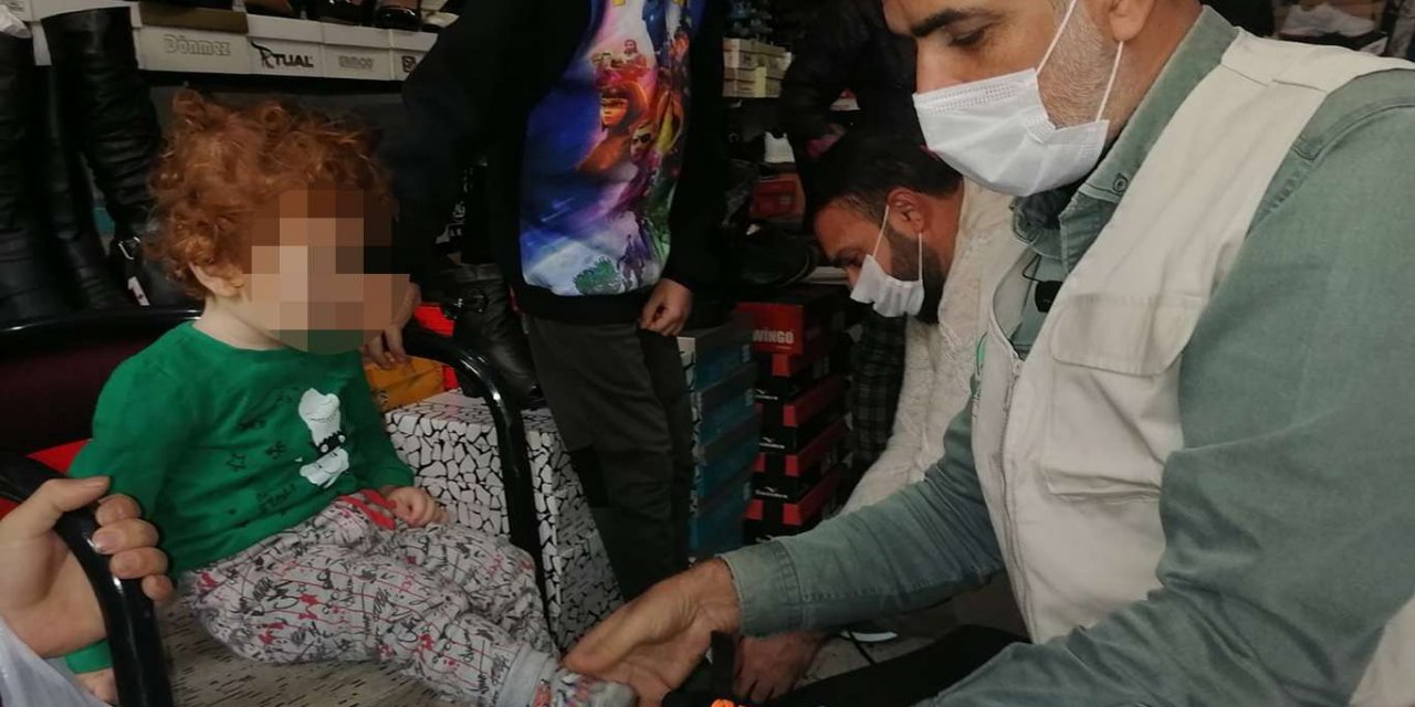 Karwana Hêvîyê bi sedan zarokên êtîmkêfxweş kir