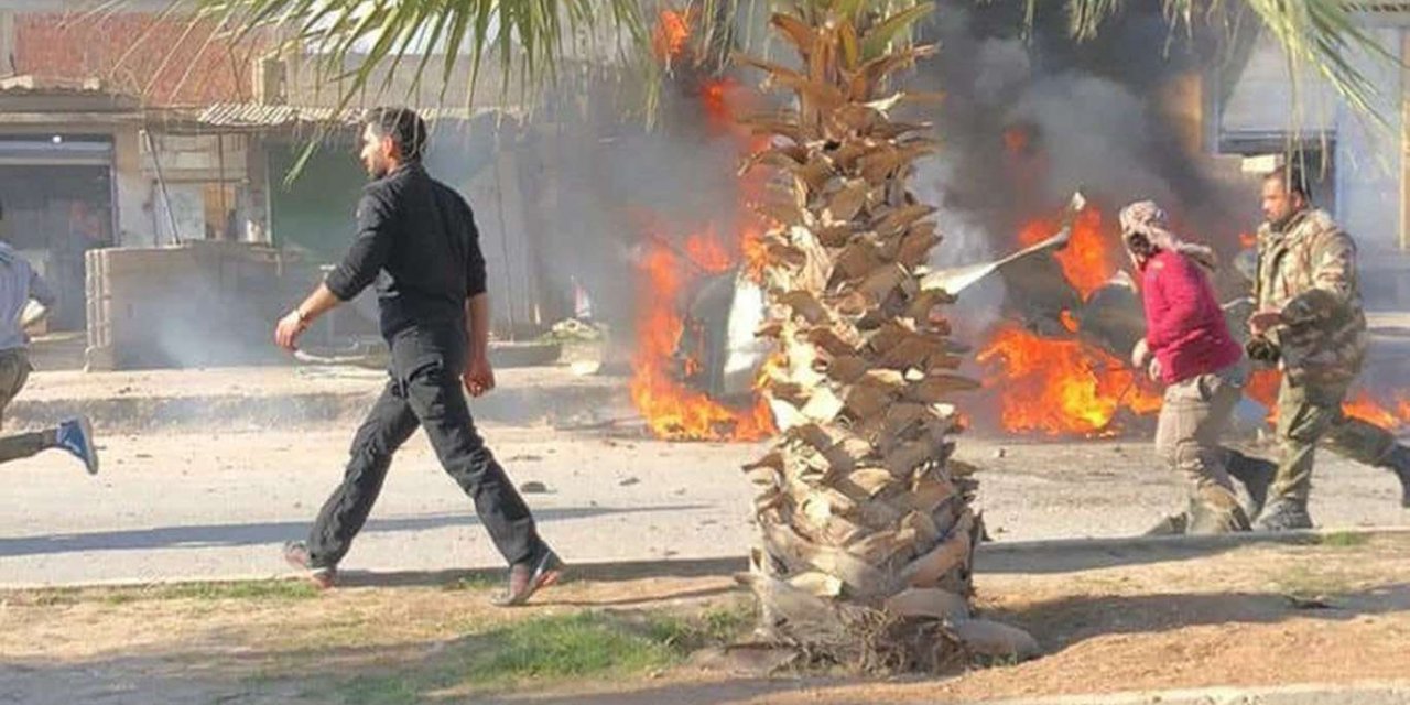 Resulayn'da bomba yüklü araç patlatıldı