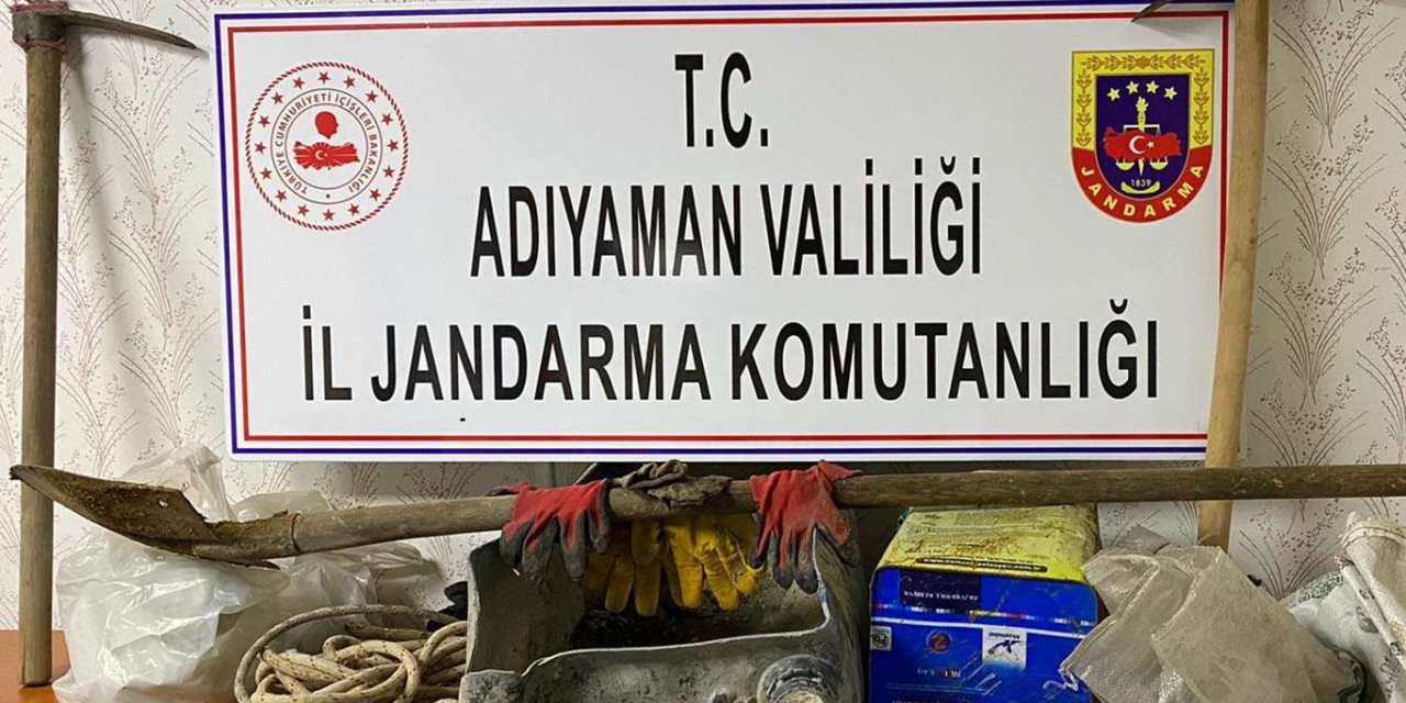 Adıyaman'da sit alanında kazı yapan şahıslar hakkında adli işlem başlatıldı