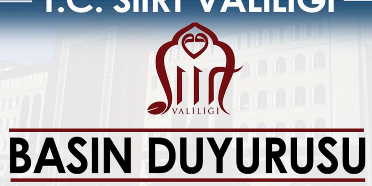 Siirt’te gösteri ve etkinlikler 15 gün süreyle yasaklandı