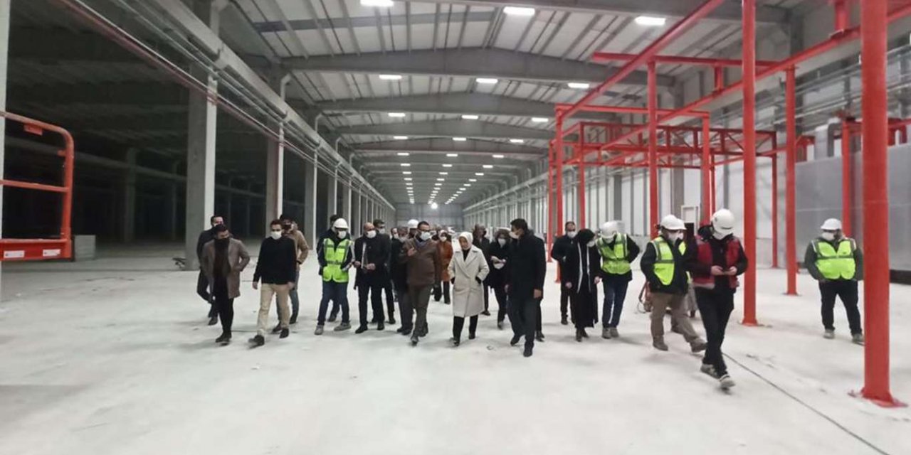 Bin kişiye istihdam sağlayacak Kızılay fabrikasından dünyaya ürünler ihraç edilecek