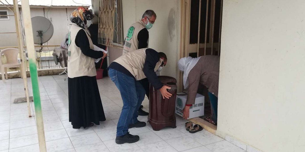 Umut Kervan’ından Antalya’da yalnız yaşayan mağdur kadına yardım