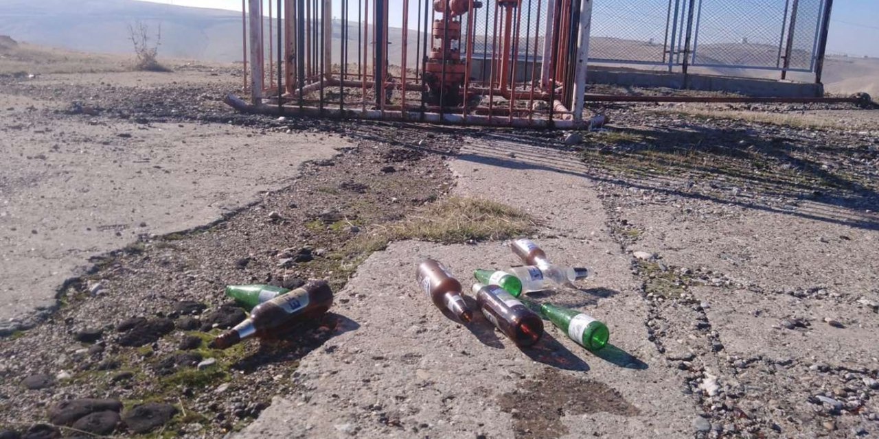 Batı Raman Sahası içkicilerin mekanı haline geldi