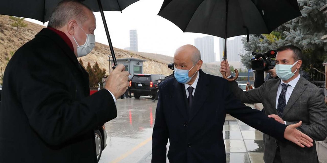 Cumhurbaşkanı Erdoğan, MHP Genel Başkanı Bahçeli'yi ziyaret etti