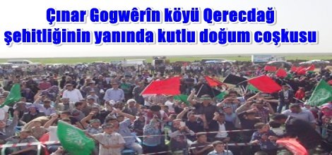 Karacadağ şehitliğinin yanı başında kutlu doğum coşkusu