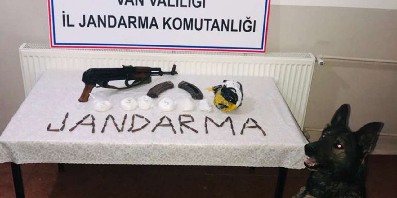 Van'da uyuşturucu ve silah ele geçirildi