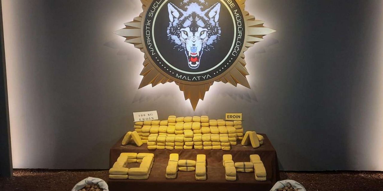 Malatya'da yüklü miktarda uyuşturucu madde ele geçirildi