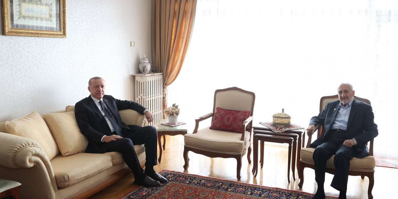 Cumhurbaşkanı Erdoğan'dan Saadet Partili Asiltürk'ü ziyaret
