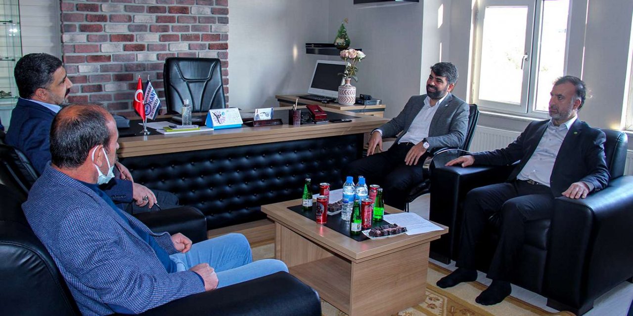 ​HÜDA PAR Diyarbakır İl Başkanı Dinç’ten Kantin İşletmecileri Derneğine ziyaret