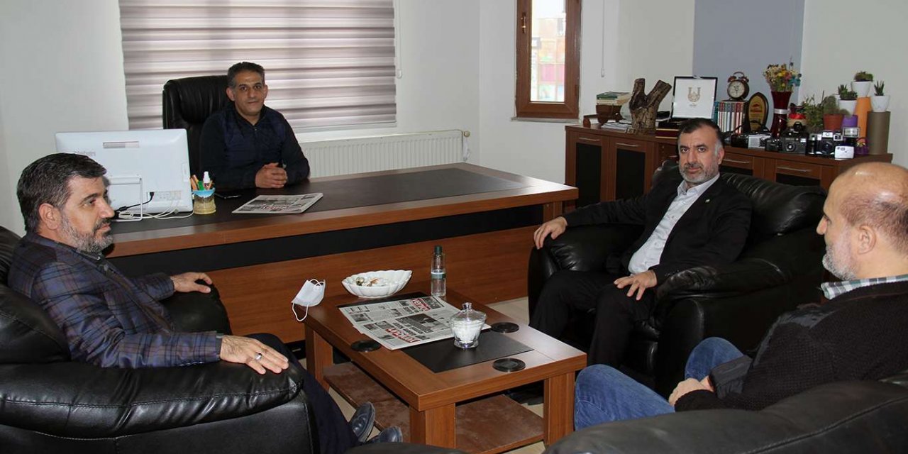 HÜDA PAR Diyarbakır İl Başkanlığı yerel basın ziyaretlerini sürdürüyor