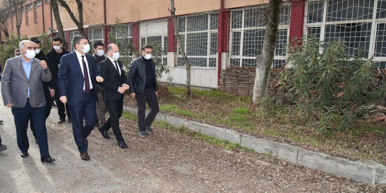 Batman Endüstri Meslek Lisesinde incelemelerde bulunuldu