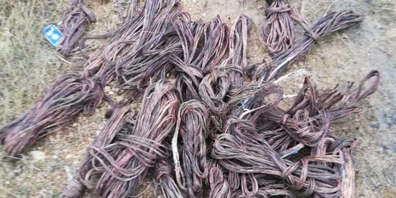 Bir inşaattan 350 kilo bakır kablo çalan hırsız yakalandı
