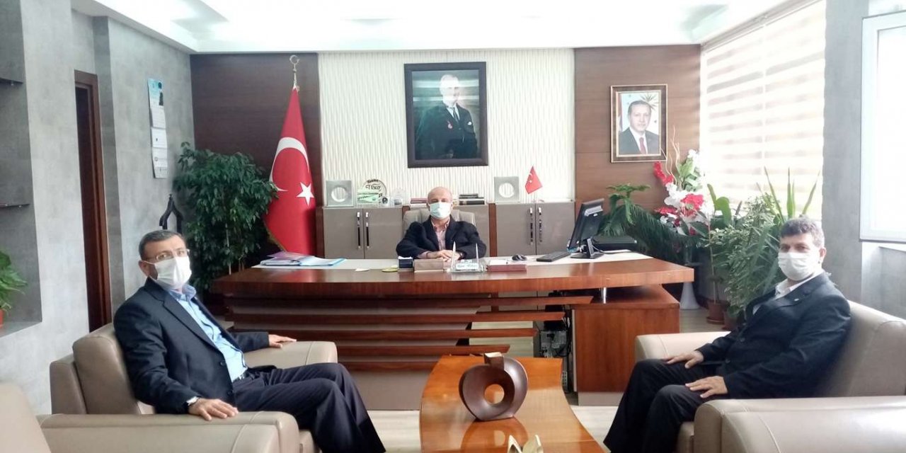 HÜDA PAR Antalya İl Başkanı Yumlu, Kumluca kaymakamını ziyaret etti