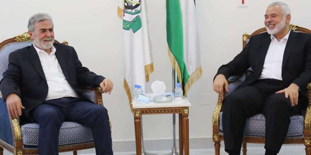HAMAS chief receives secretary-general of Palestinian Islamic Jihad in Doha