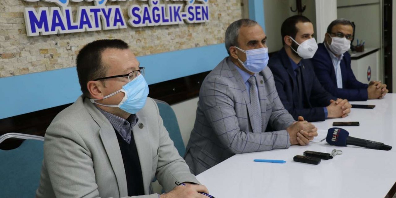 Sağlık-Sen Malatya Şube Başkanı'ndan "Bürokrasi aşılamıyor" vurgusu