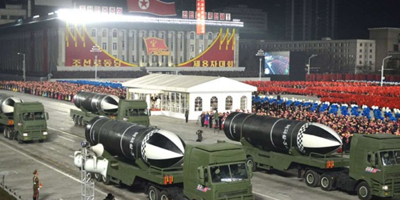 North Korea shows off new ballistic missiles designed to be launched from submarines