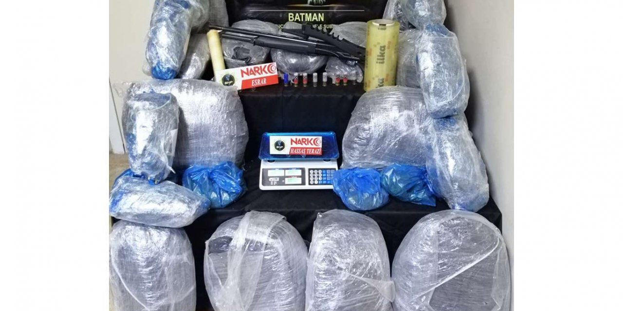 Batman’da 71 kilo uyuşturucu ele geçirildi, 5 kişi tutuklandı