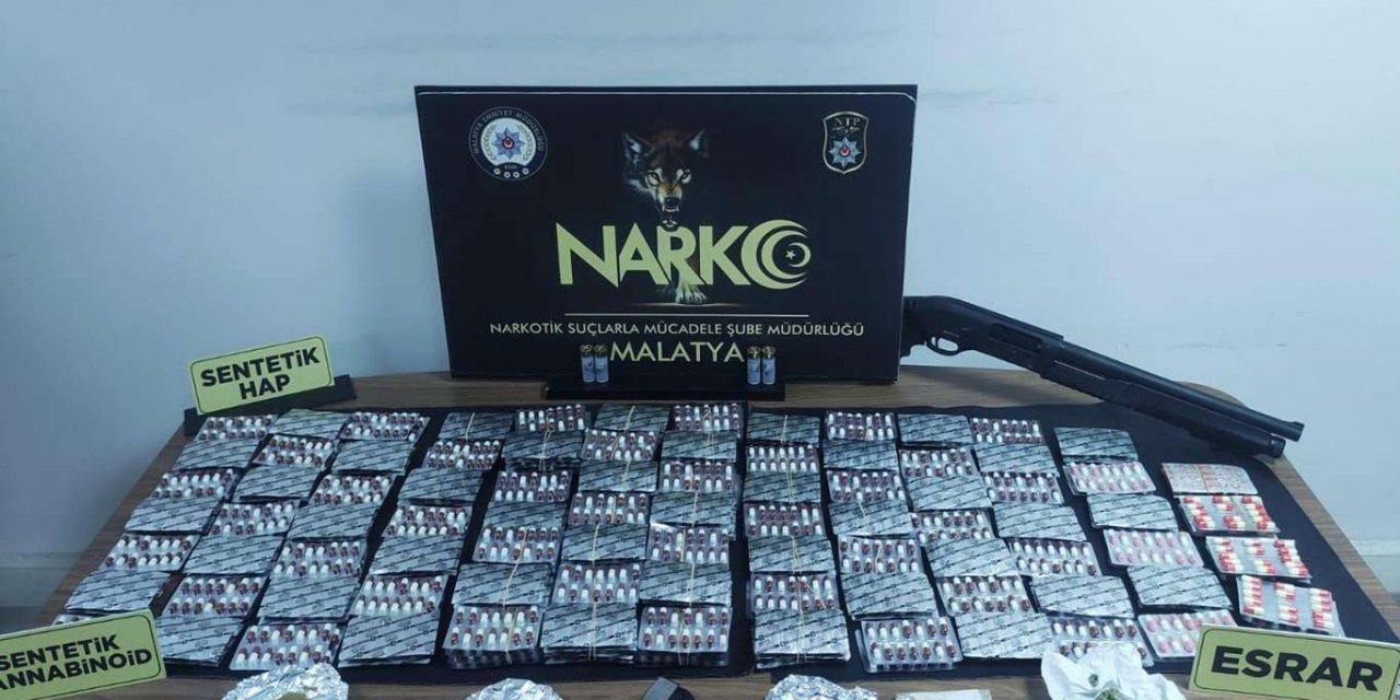 Malatya’da uyuşturucu ticaretinden 14 şüpheli yakalandı
