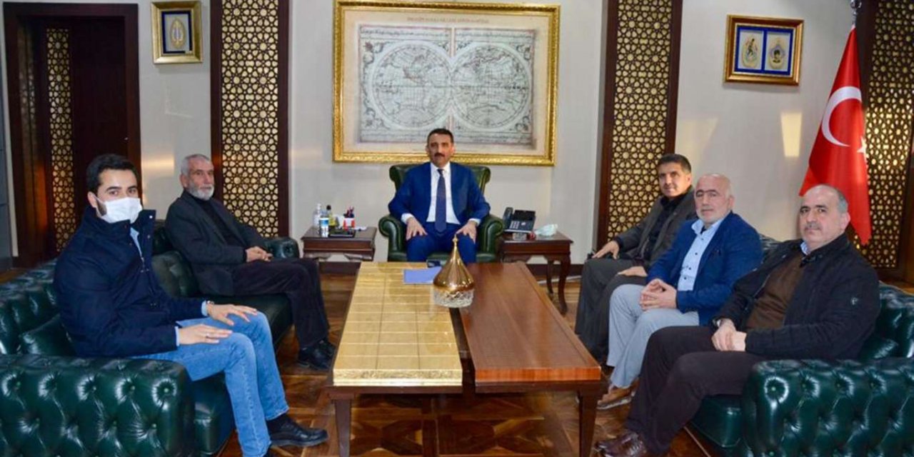 Siirt Valisi Hacıbektaşoğlu, sivil toplum kuruluşlarının temsilcilerini kabul etti