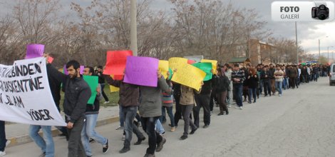 Van`da PKK/BDP Yandaşlarından Provokatif Gösteri