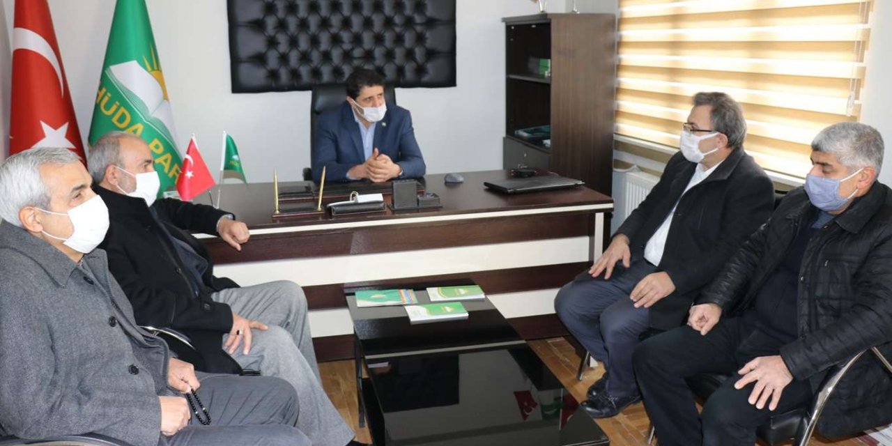 Saadet Partisi Malatya İl Başkanlığından HÜDA-PAR İl Başkanlığına ziyaret